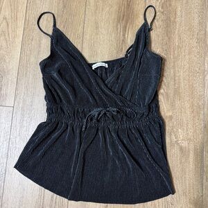 Abercrombie and Fitch Black Sleeveless‎ Women's Top